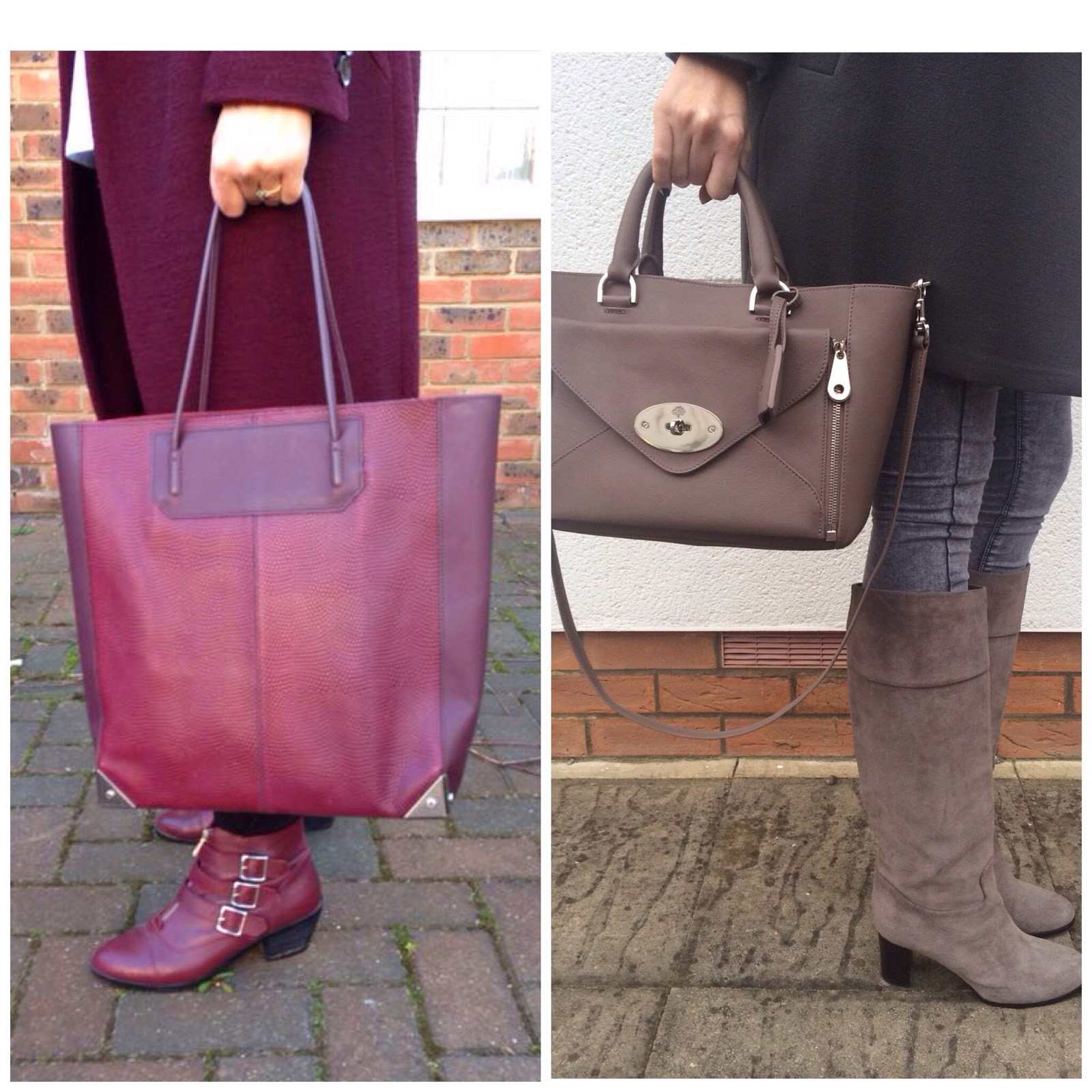 what we're wearing...BOOTS & BAGS COLOUR COMBO We Are Twinset