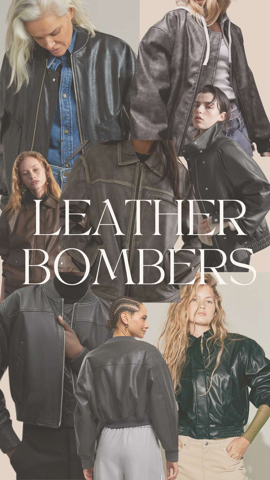 THE LEATHER BOMBERS WE LOVE